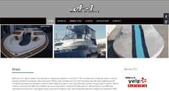 Desktop Screenshot of a-1marineservices.com